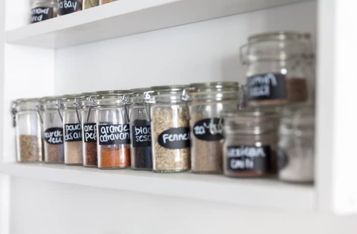 Storing spices in on sale metal containers